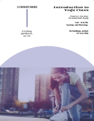 Yoga Fitness Flyer