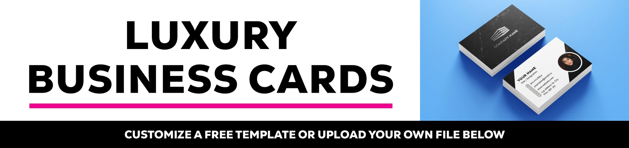 Luxury Business Card Product Banner
