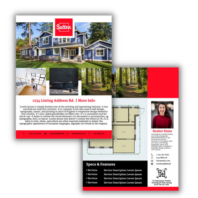 Sutton Property Flyers Sutton Property Flyers graphic design