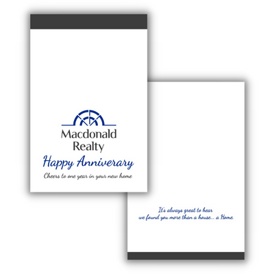 Macdonald Realty Greeting Cards graphic design