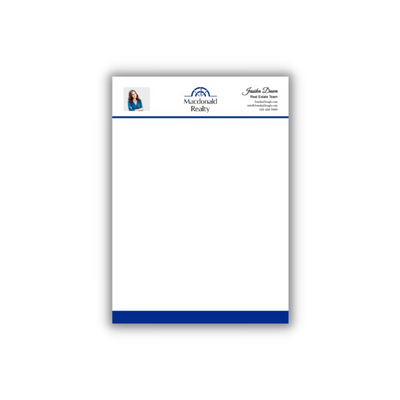 Macdonald Realty Letterhead Printing