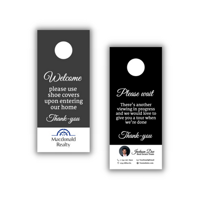 Macdonald Realty Door Hangers graphic design