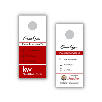Keller Williams Door Hangers