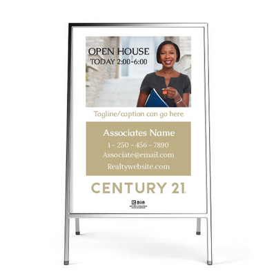 Century 21 A-frame Sign Century 21 A-frame Sign graphic design