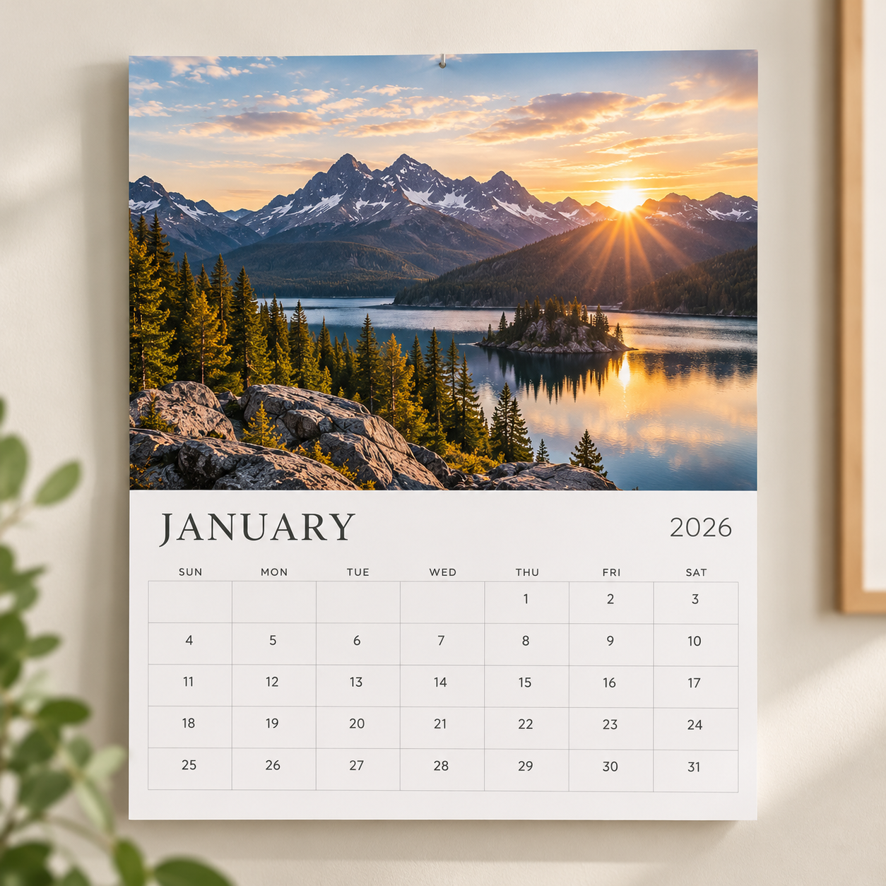 calendar printing