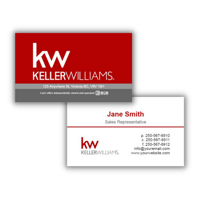 Keller Williams Standard Business Cards