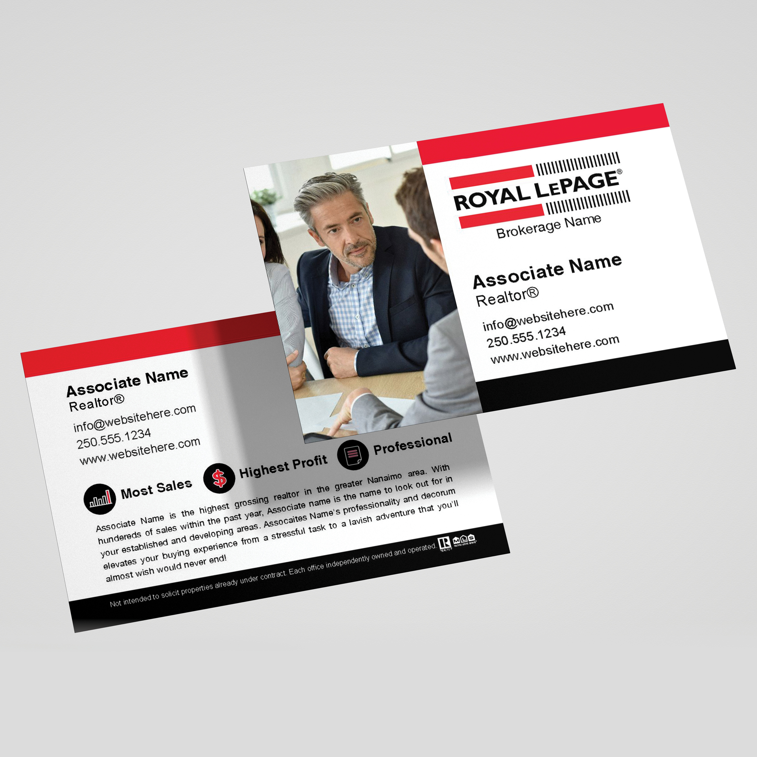 Royal Lepage Postcards graphic design