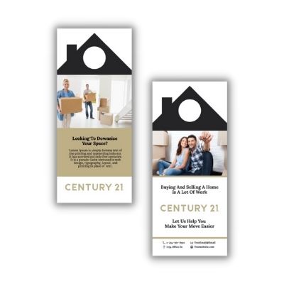 century 21 door hanger graphic design