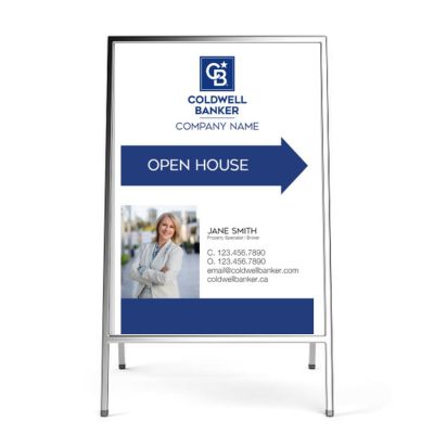 Coldwell Banker A-frame Sign printing