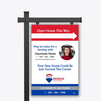 RE/MAX Lawn Signs REMAX Lawn Sign graphic design