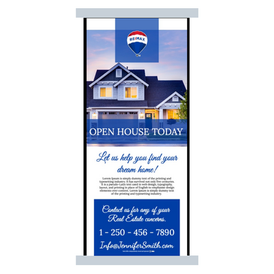 RE/MAX Retractable Banner graphic design