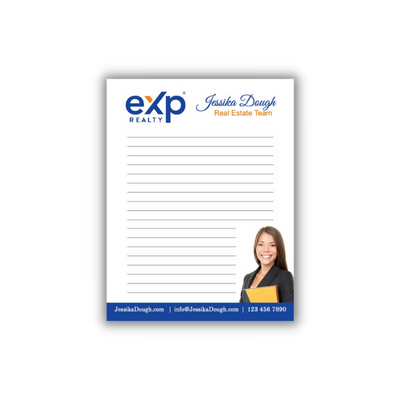 EXP Notepads graphic design