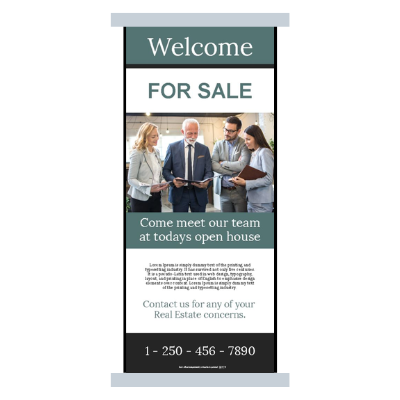 Independent Realtor Retractable Banners printing