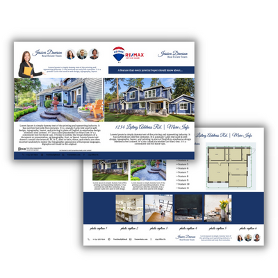RE/MAX Property Brochures RE/MAX Property Brochure graphic design
