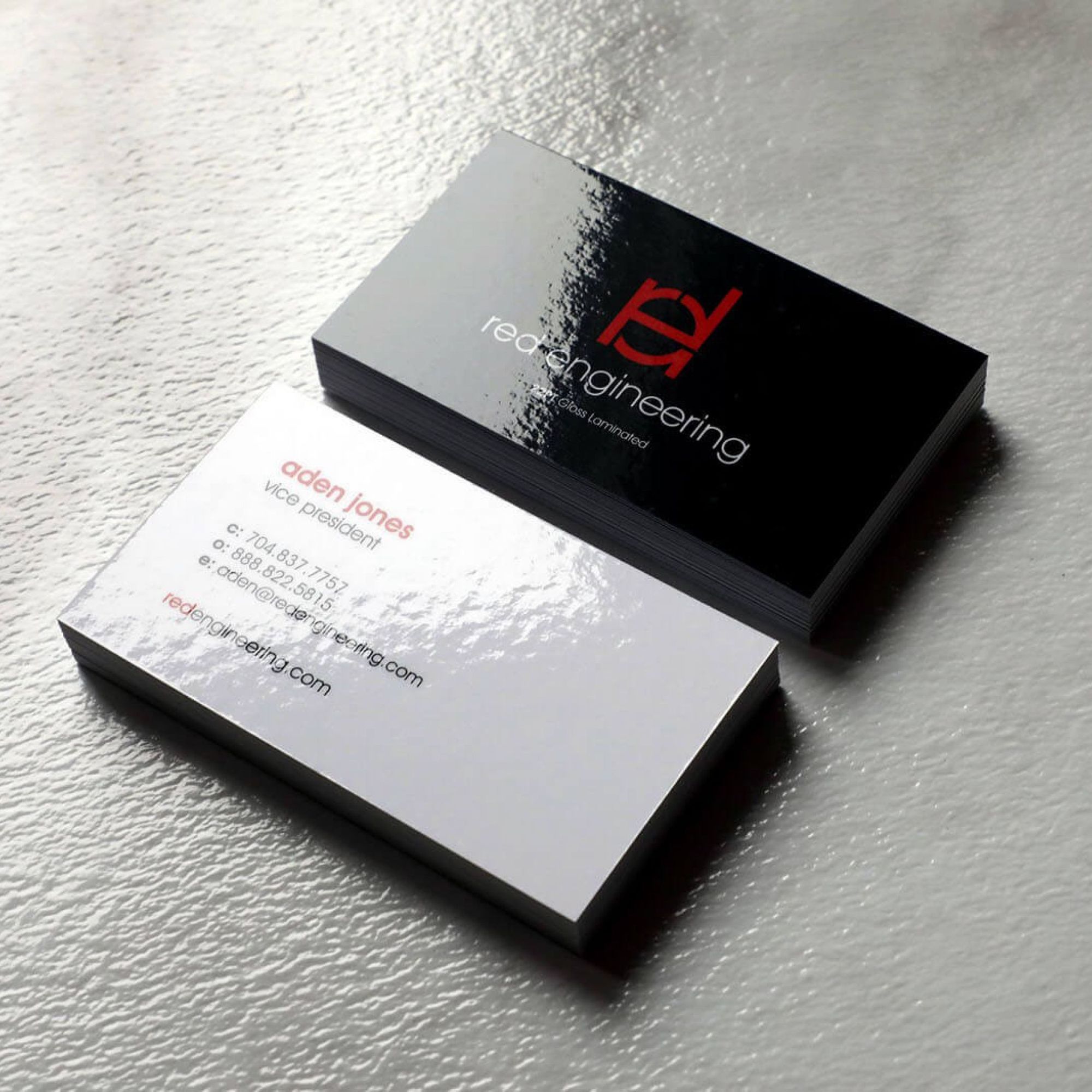 Laminated Gloss Cards