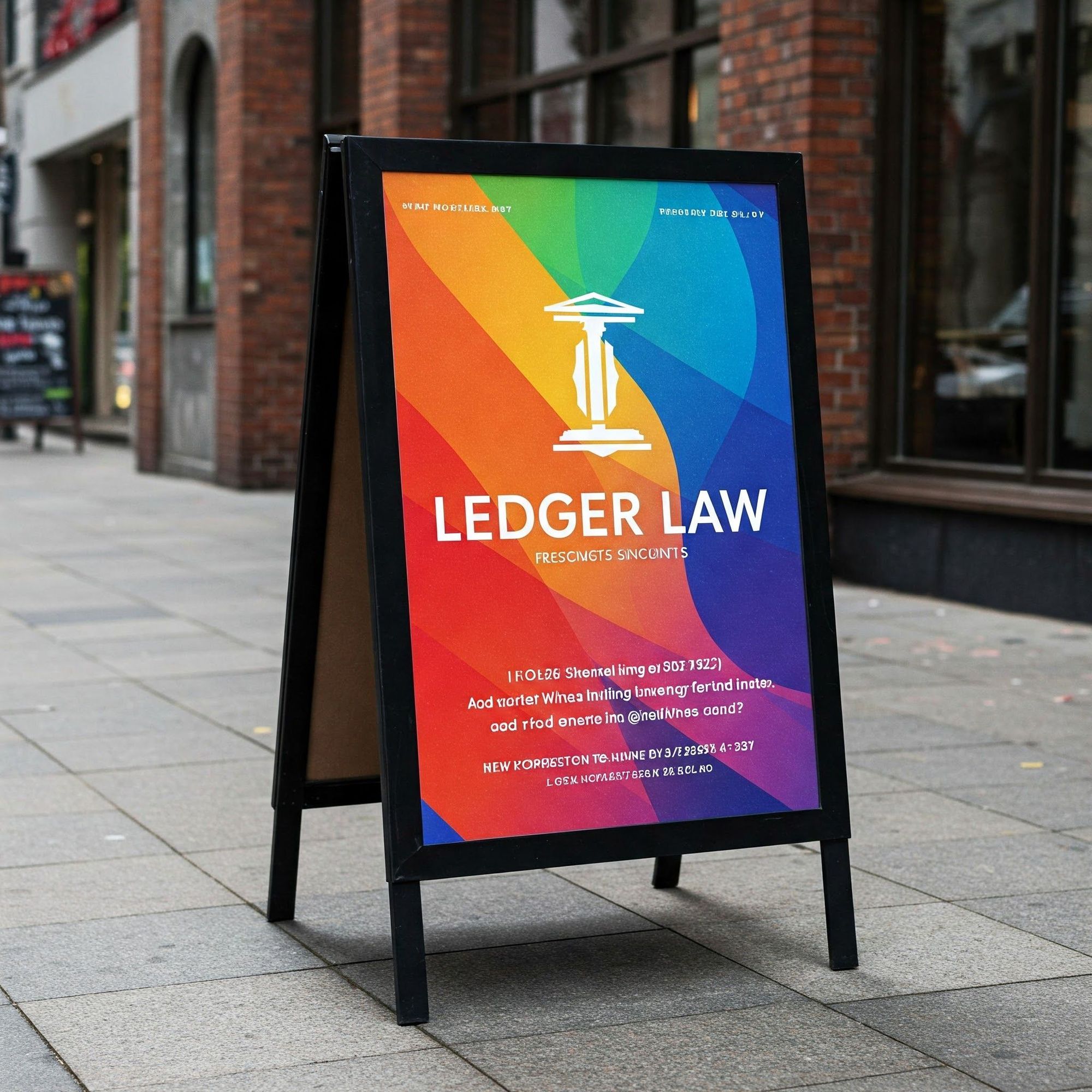Sandwich Board Sign