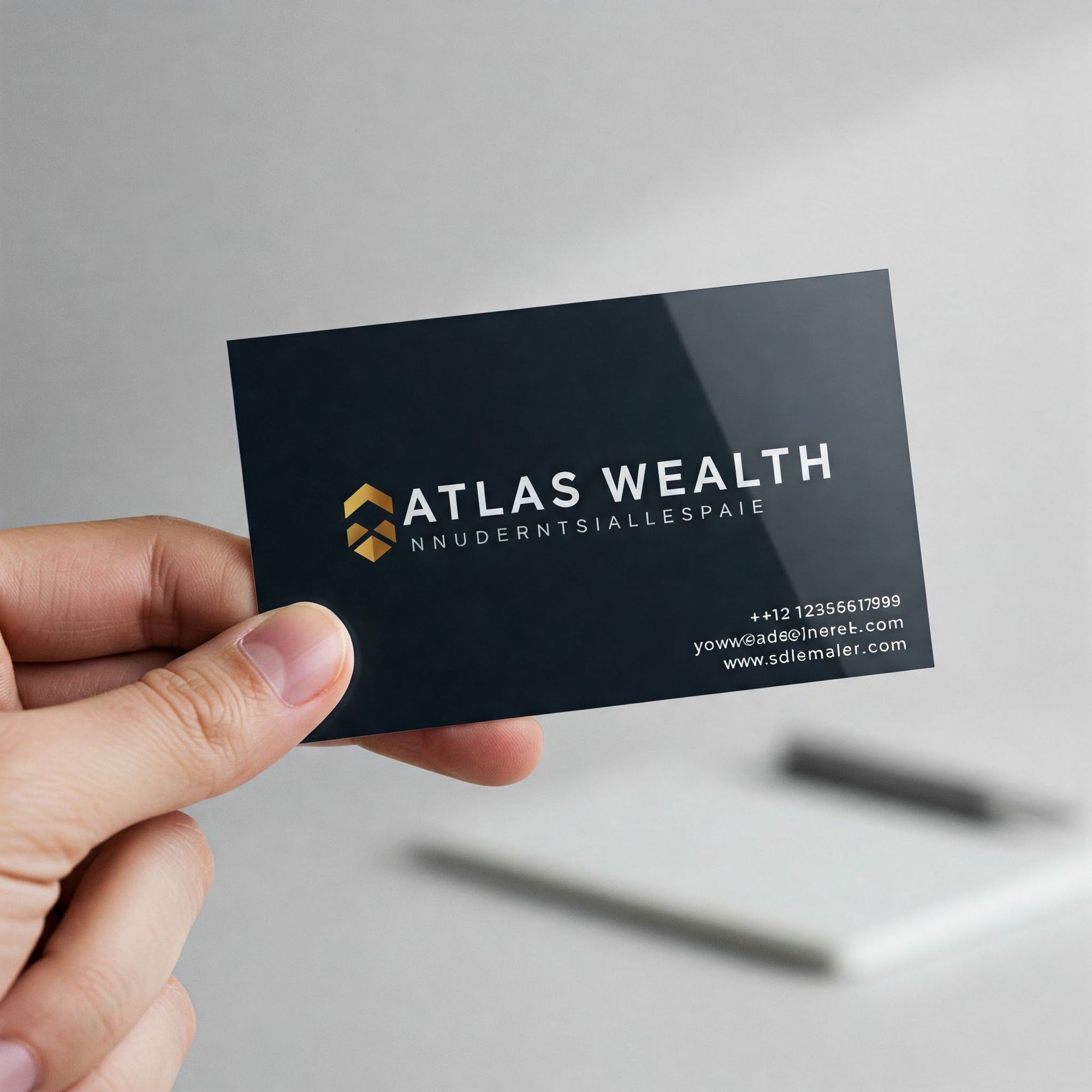 Glossy Printed Business Card