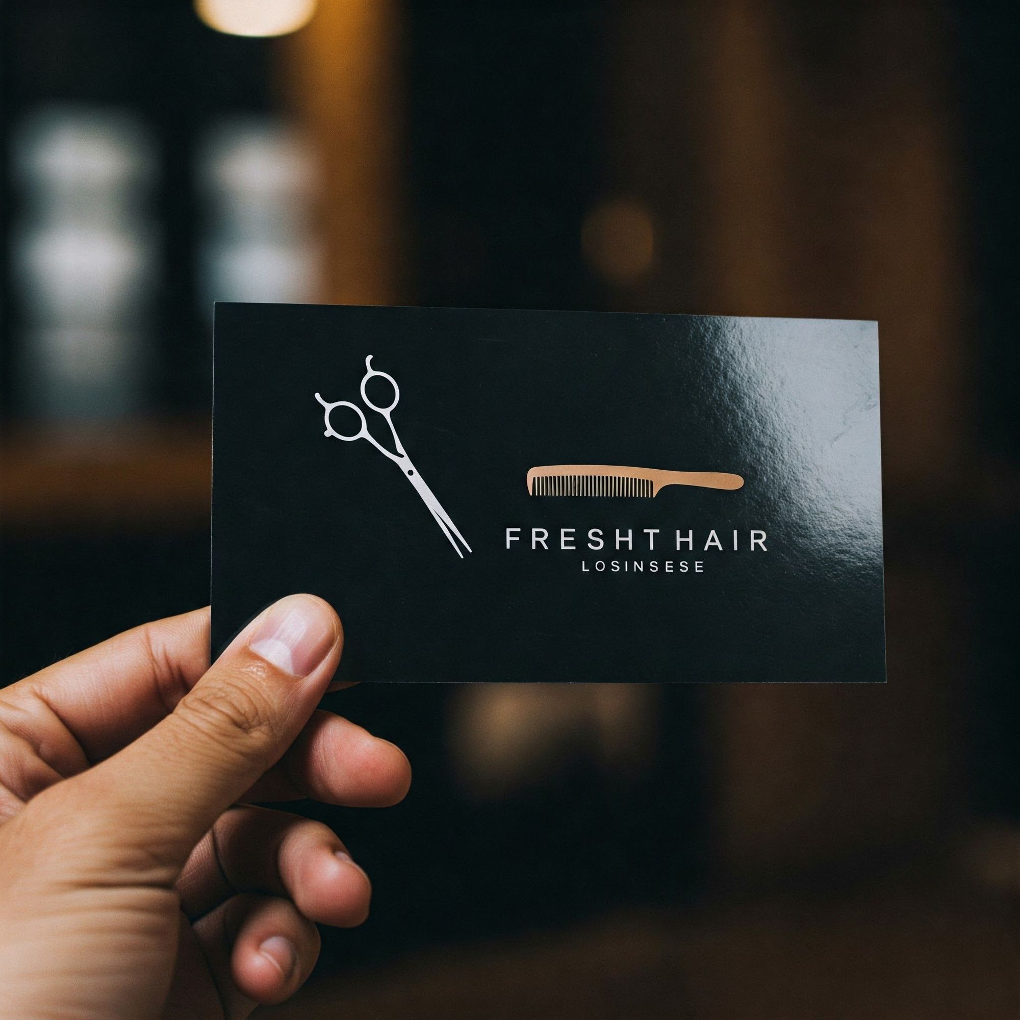Glossy Printed Business Card