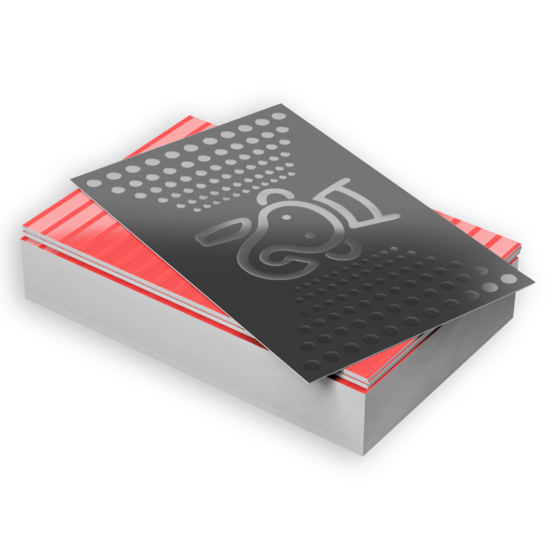 Spot UV Silk Laminate Business Cards 3