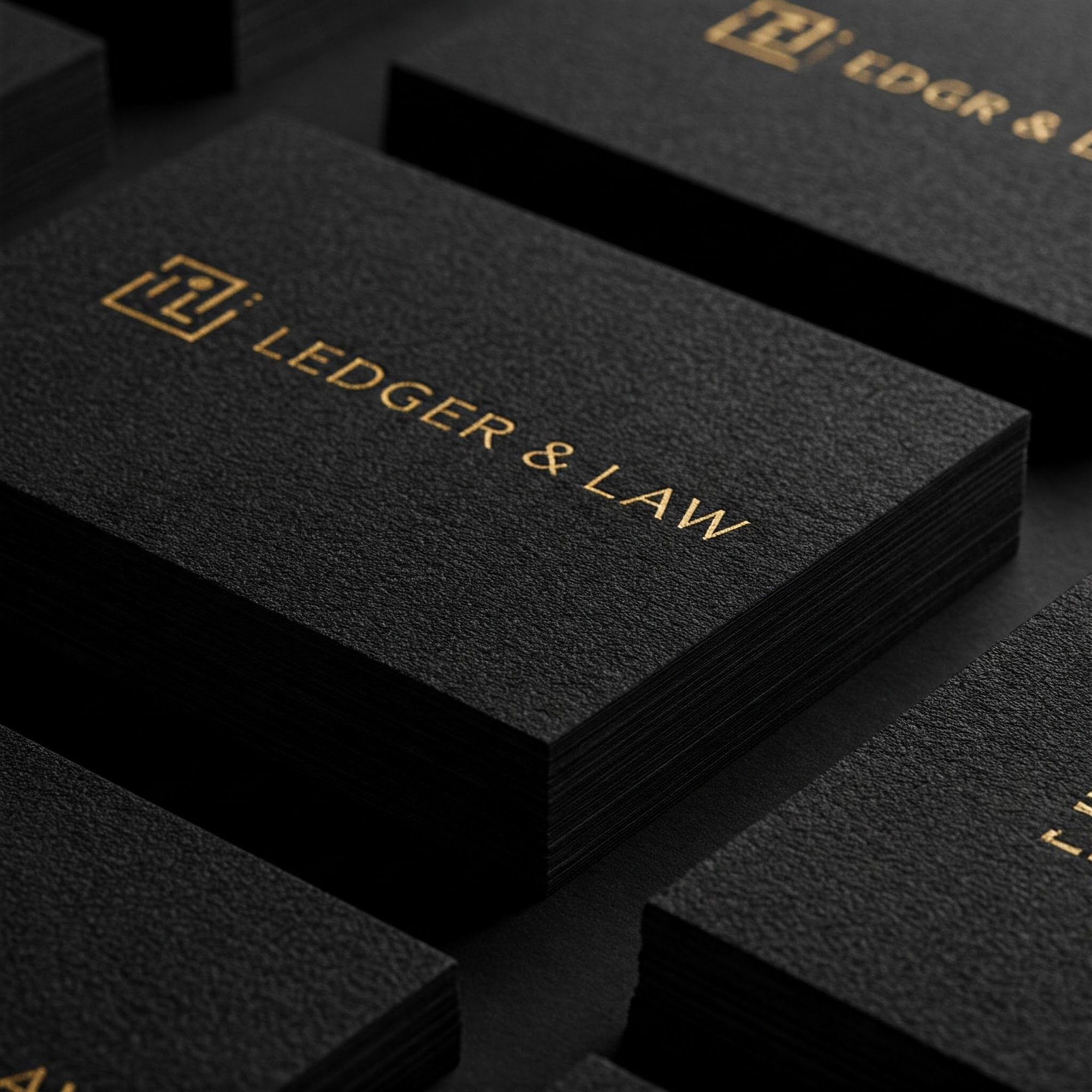 Suede Business Cards