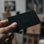 Suede Business Cards