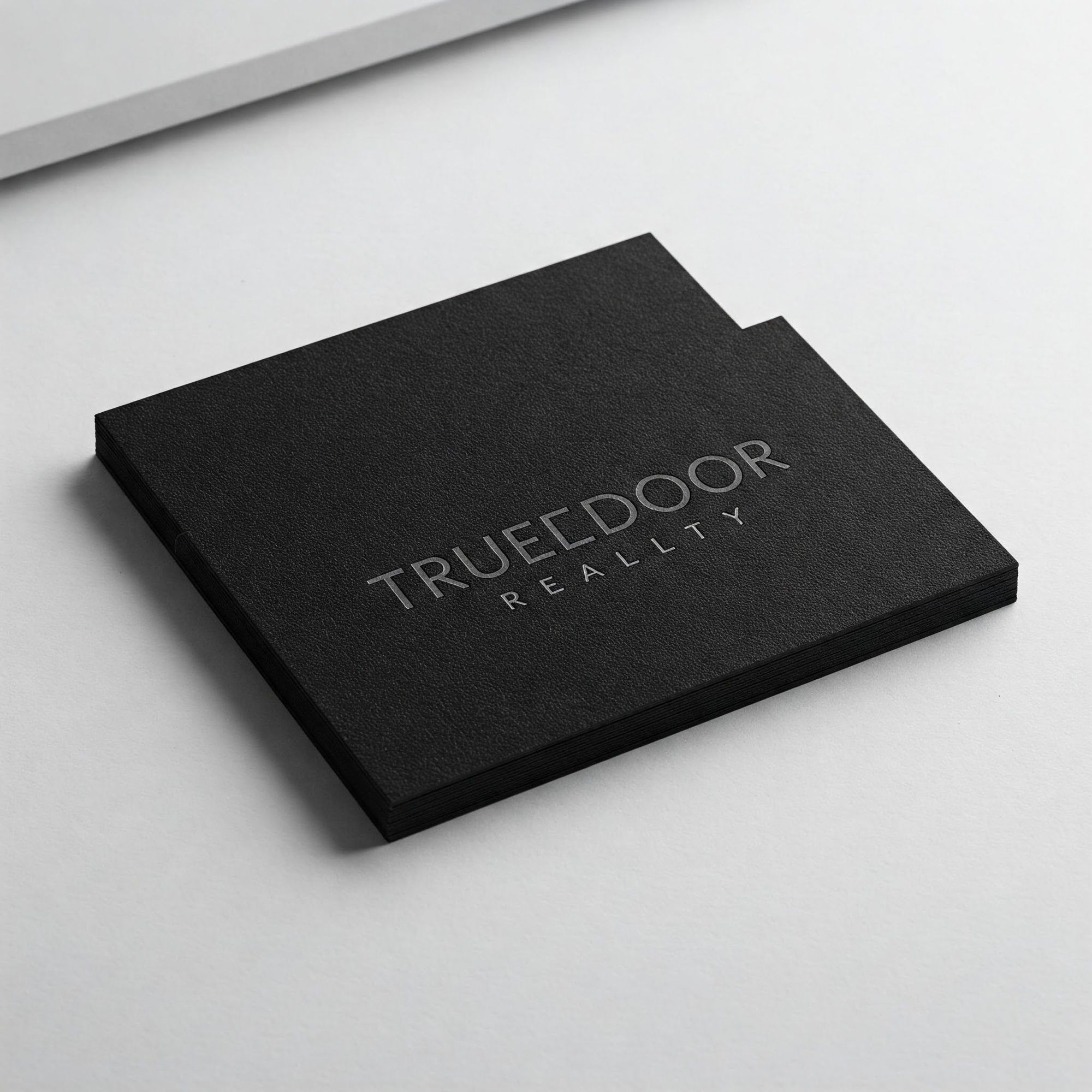 Suede Business Cards