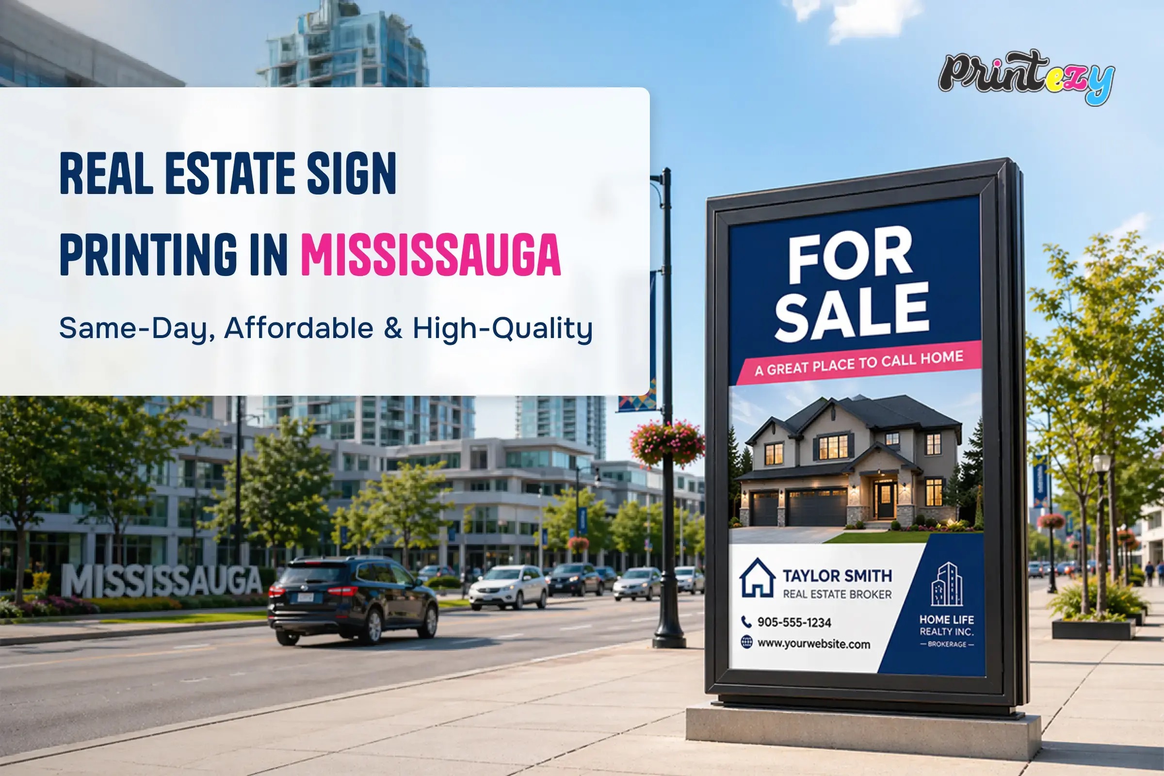 Reliable Real Estate Sign Printing for Property Promotions