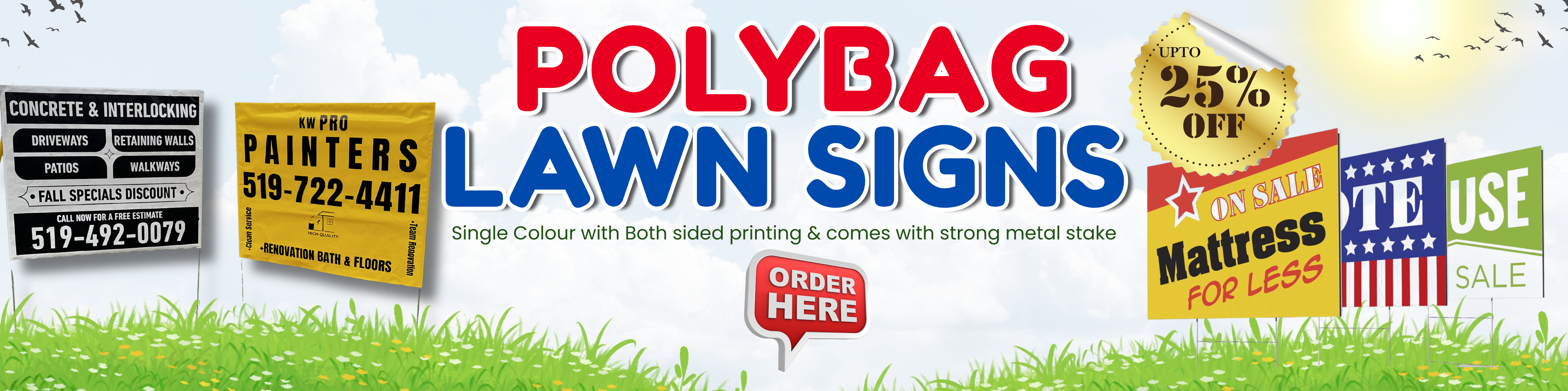 Polybag signs