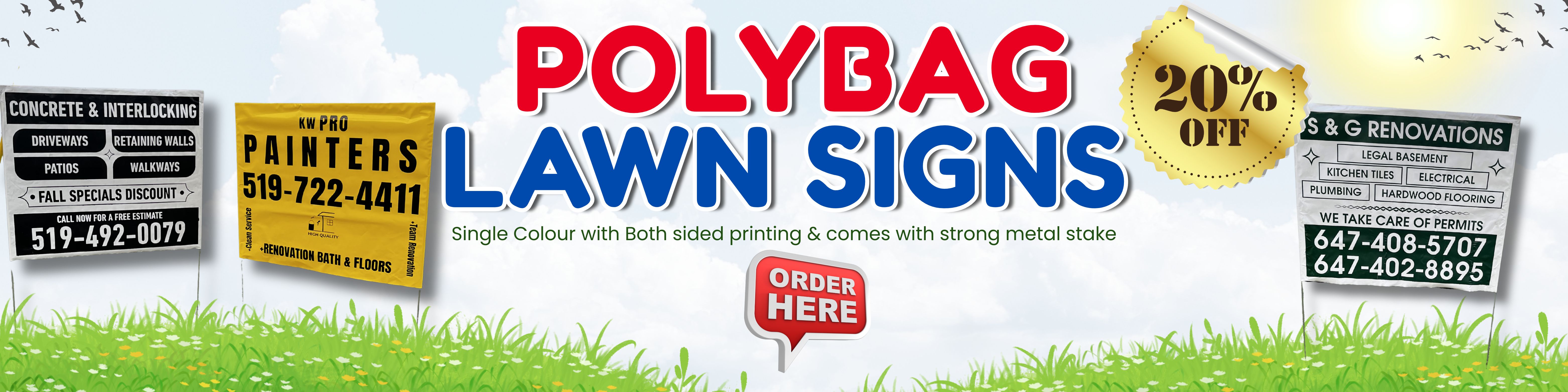 Polybag signs