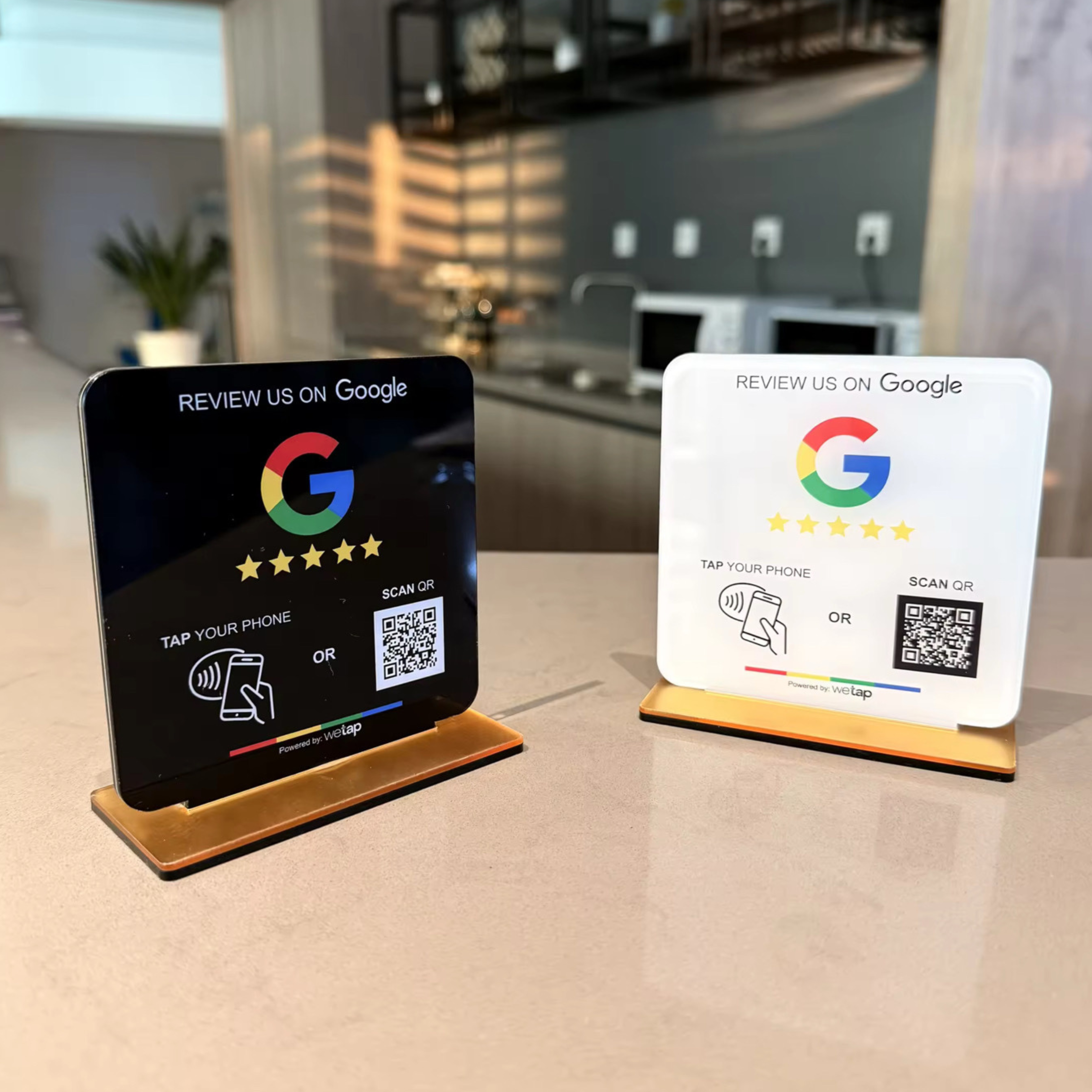 Google Review Stand