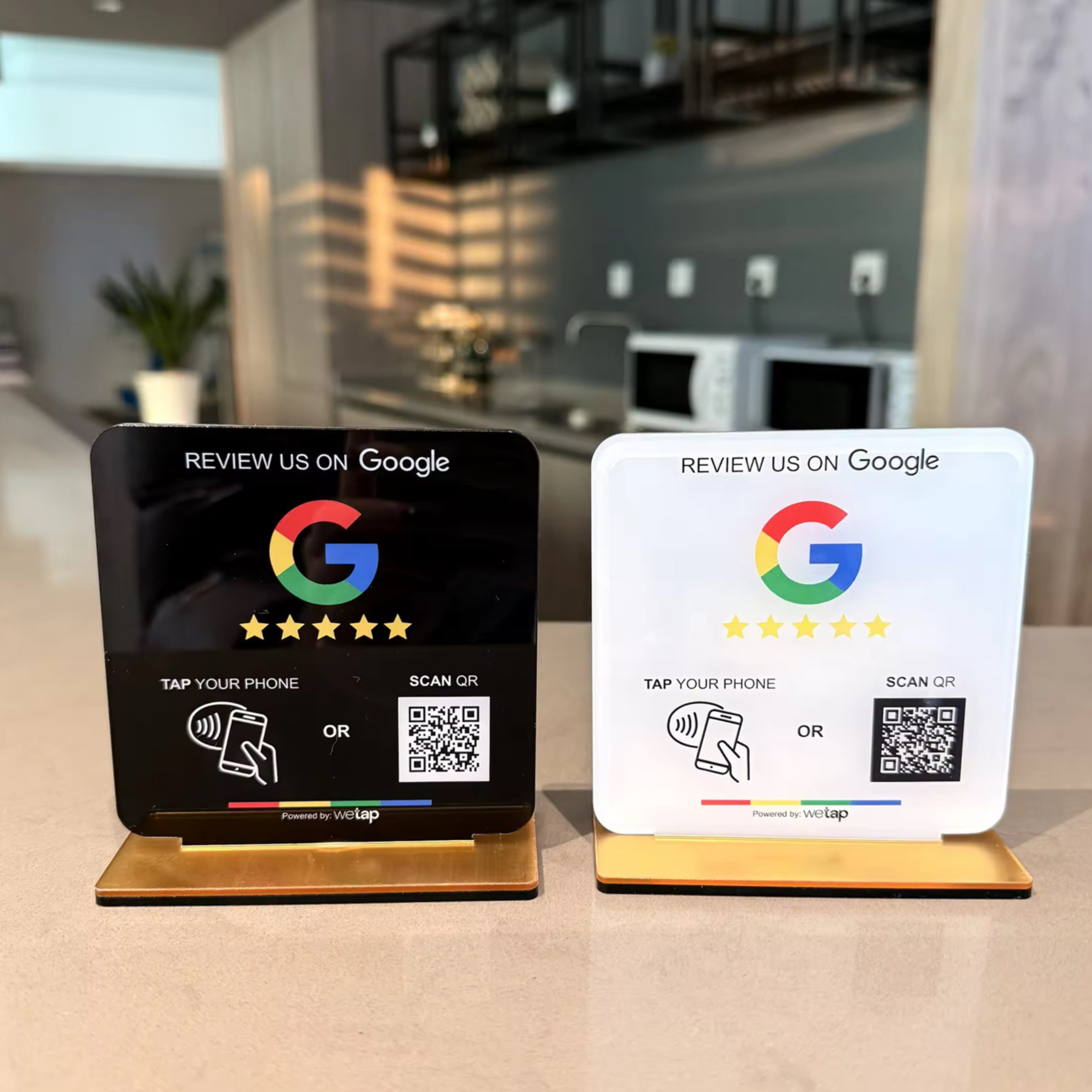 Google Review Stand