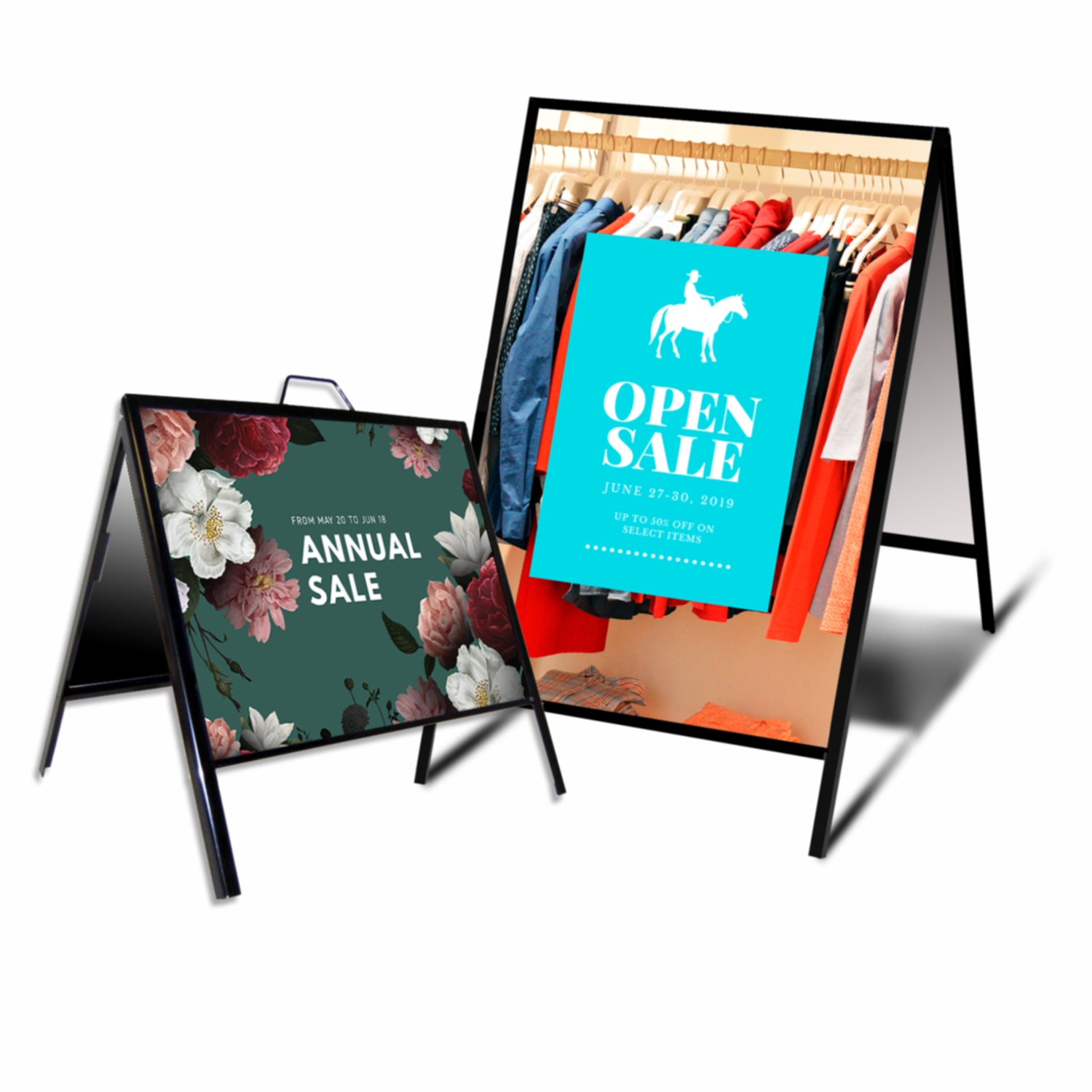 A Frame sign