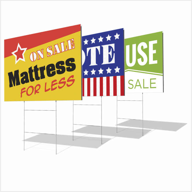 Directional  Yard Signs 2