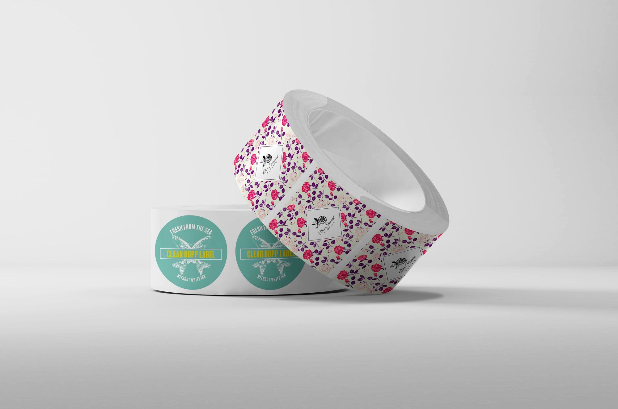 White Plastic Labels (Durable) 3
