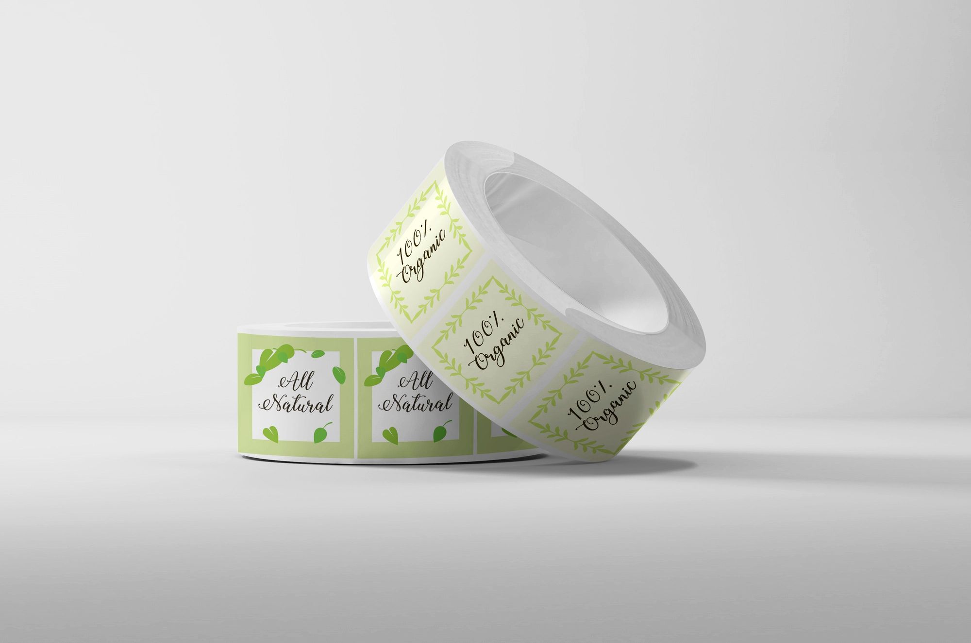 White Plastic Labels (Durable) 1