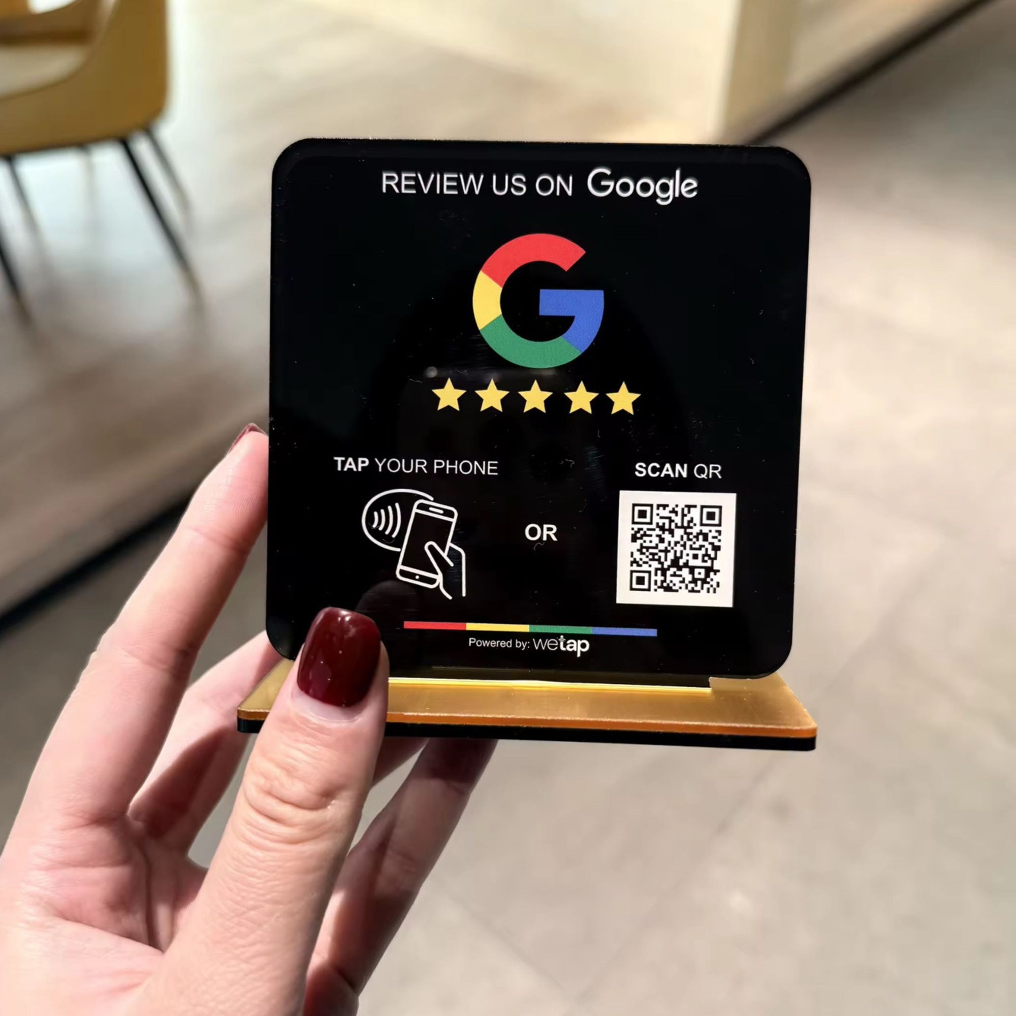 Google Review Stand 4
