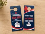 Election Door Hangers