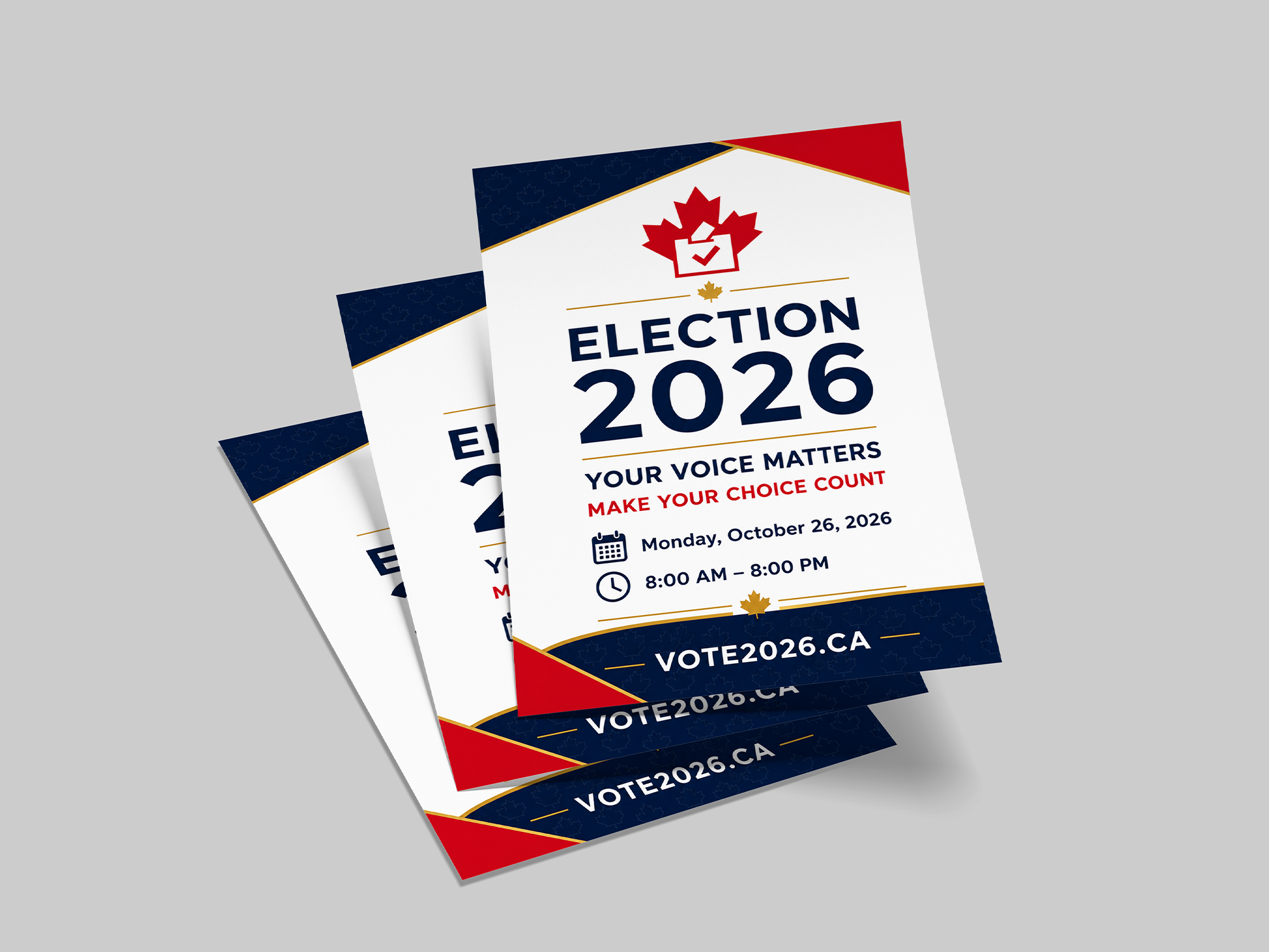Election Flyer Printing Ontario Canada