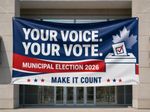 Election Hanging Banners printing Canada
