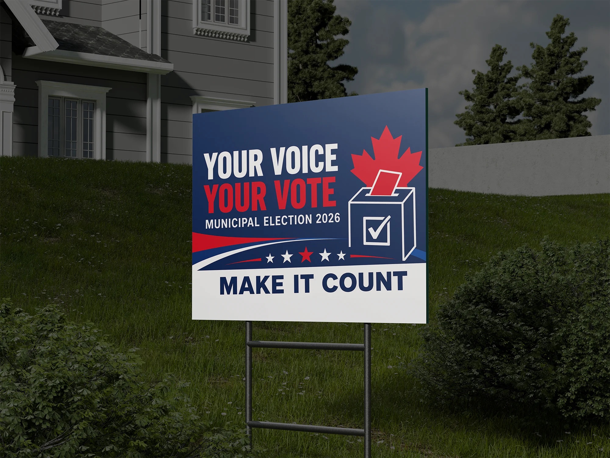 Election Lawn Signs – Coroplast Yard Sign KWC