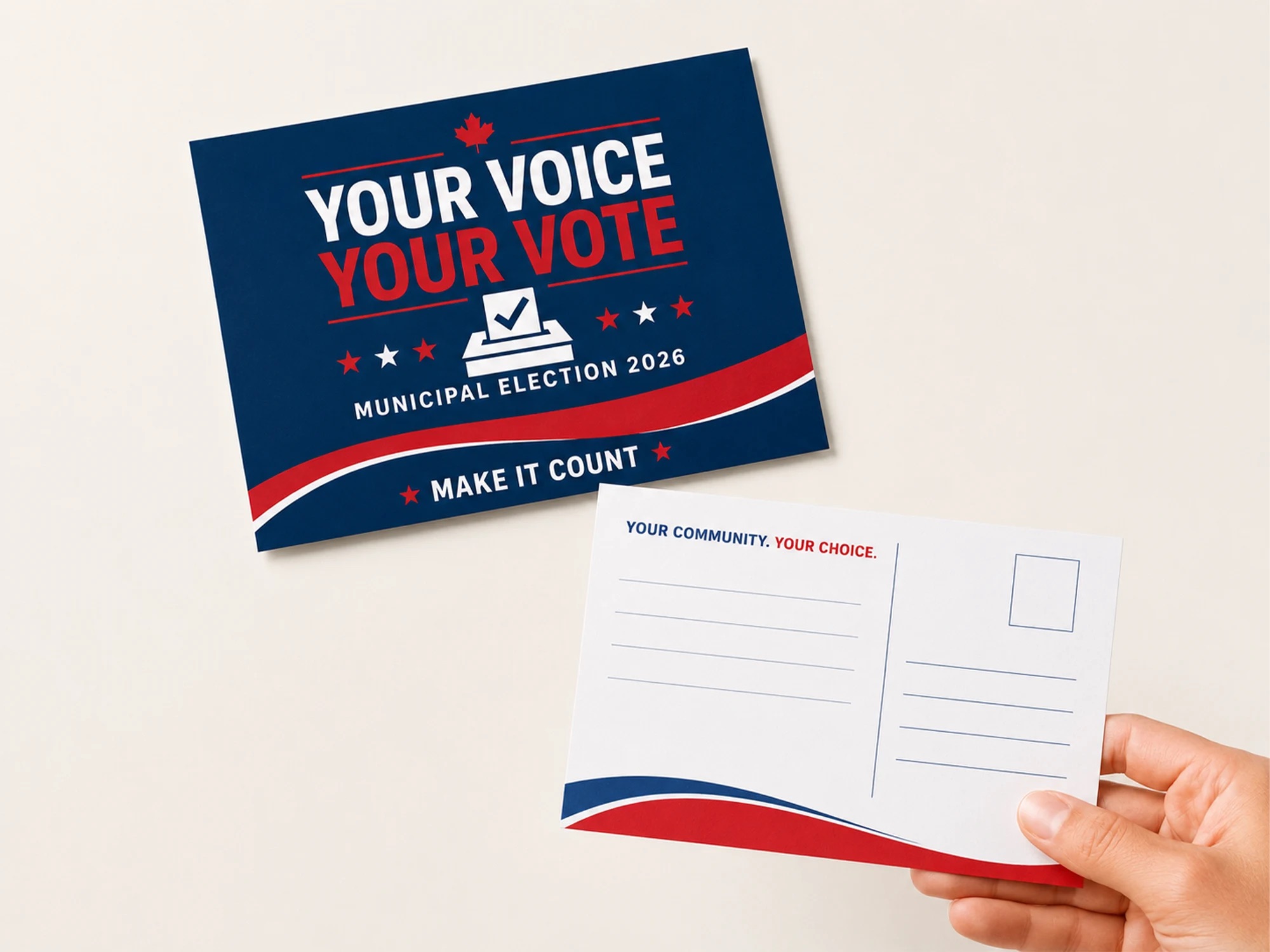 Election Postcards Printing Services KWC