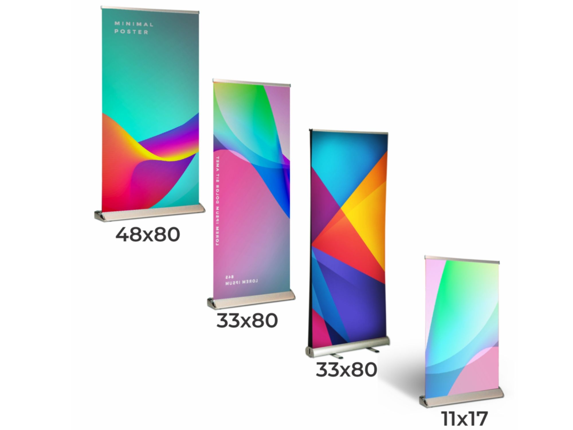 Pull up Banner Printing Sizes KWC