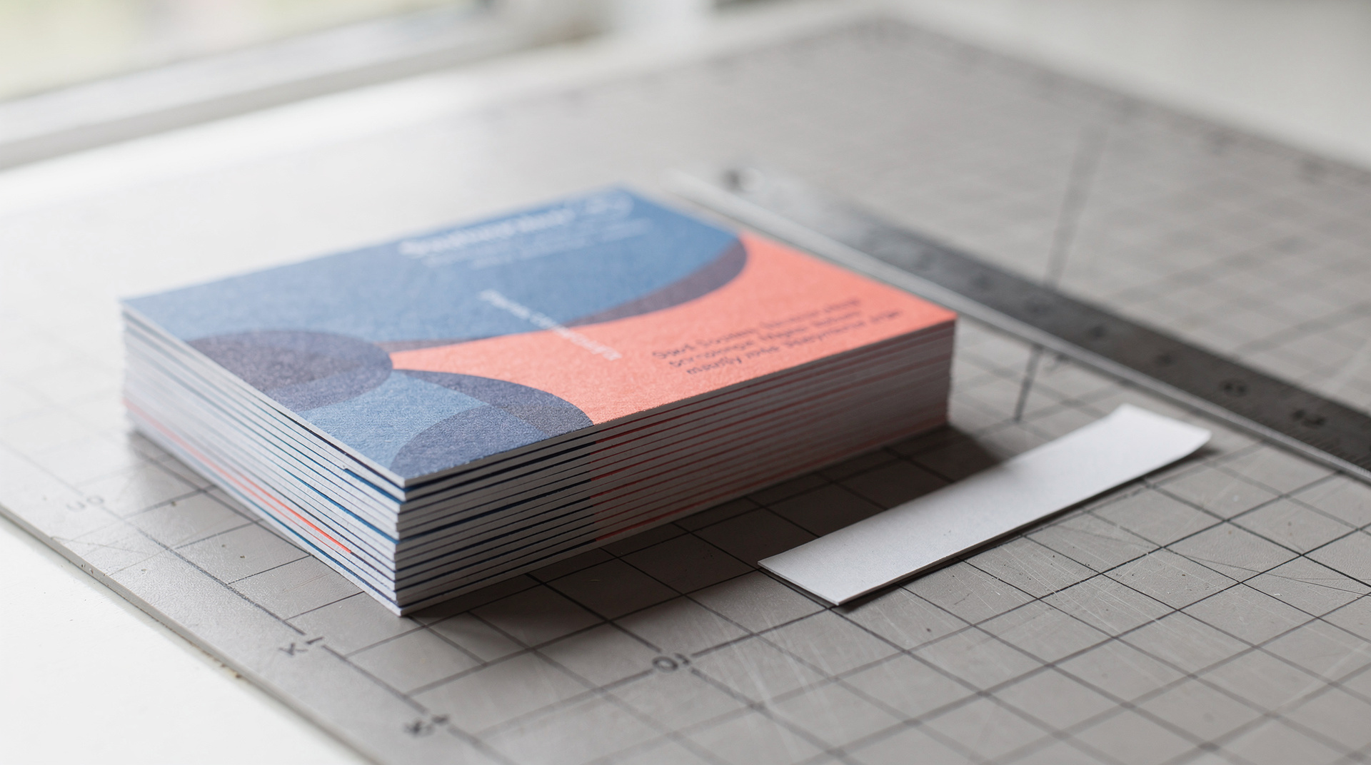 Full colour flyer with a photo running off the edge of the sheet, Print Fast Toronto