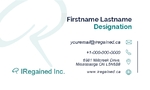 Business card template