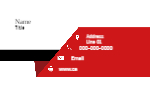 Business Card Basic Red