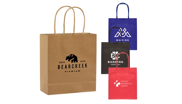 Kraft Paper Bag - 7.5"w x 8.3"h