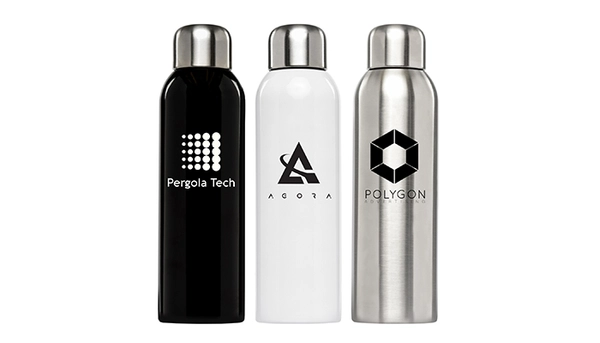 26 oz. Stainless Water Bottle - One Colour Print