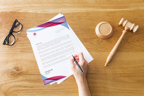 Letterhead 70lbs White Offset