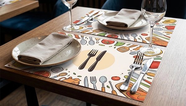 Printed Table Mat