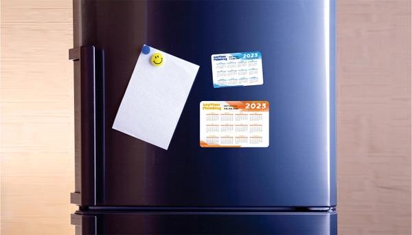Business Card Calendar Magnets